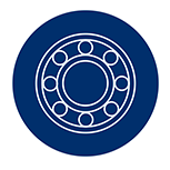 Bearings icon in indigo