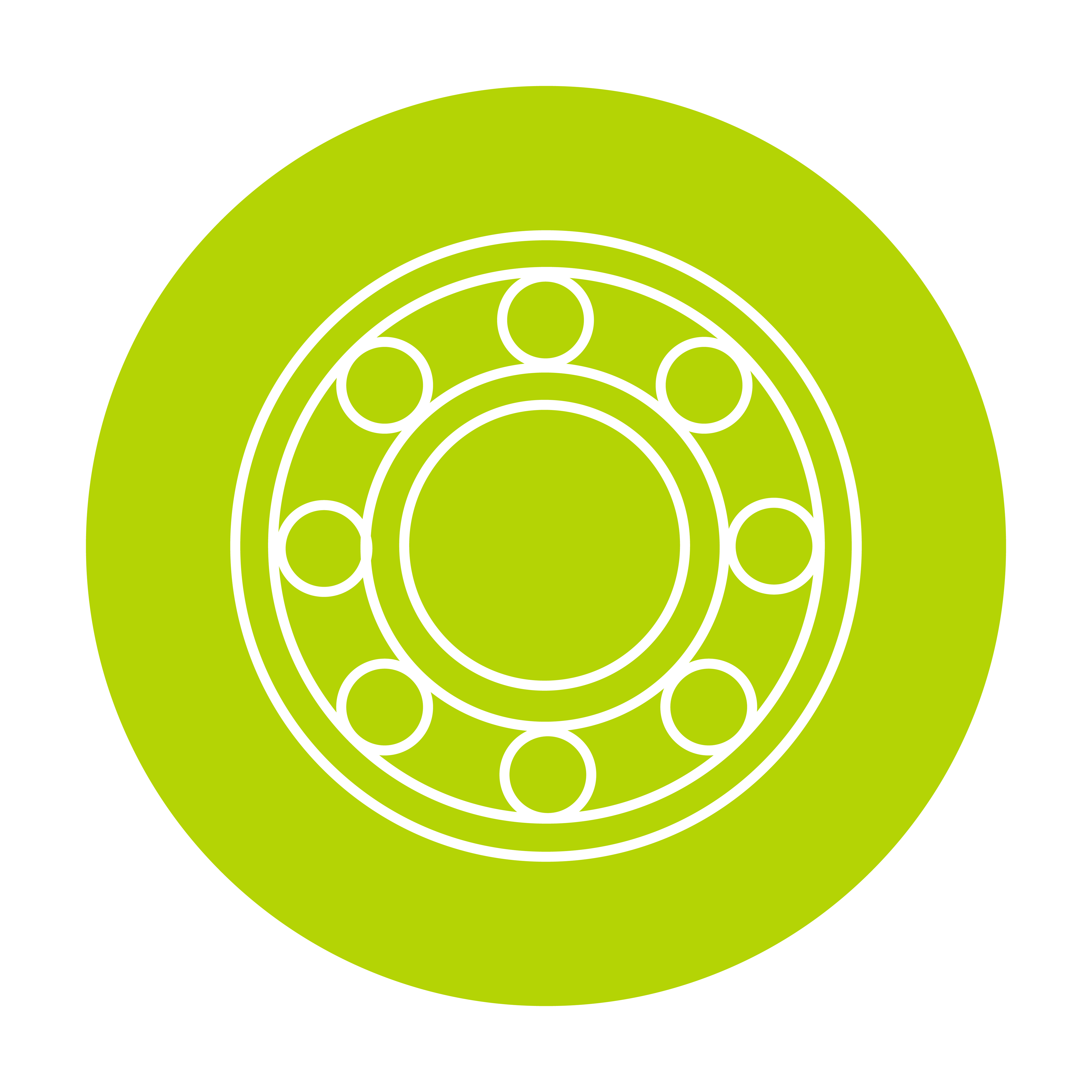 Lager-Symbol in Kalkfarbe